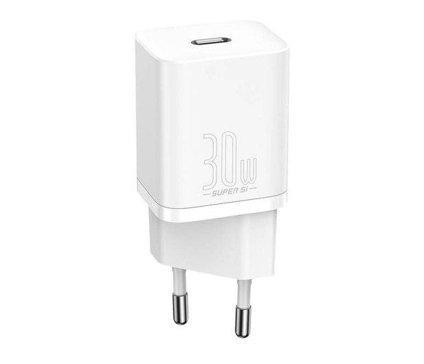 BASEUS sieciowa Super Si Quick Charger 1xUSB-C 30W (biała) CCSUP-J02 - 1348141 - zdjęcie